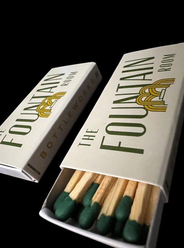 Domino 2” Fountain Room Domino 2 inch box matches