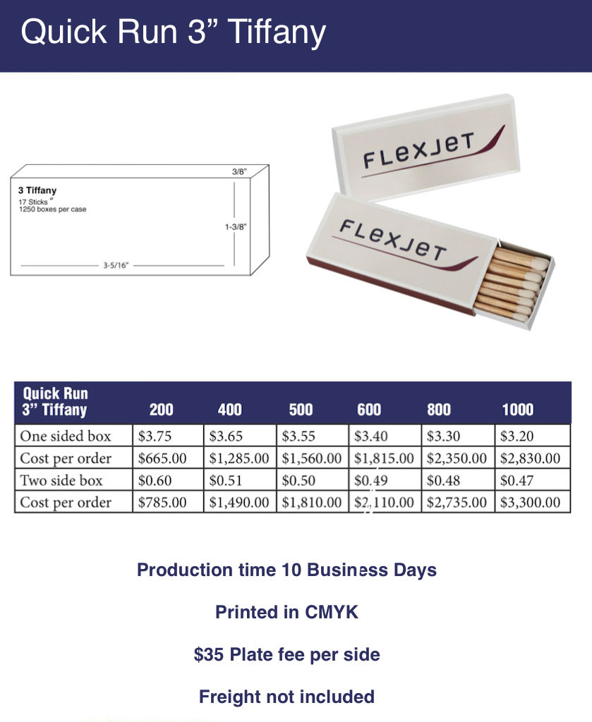 Quickrun Tiffany – Three Inch pricing