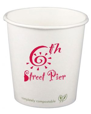 4 oz. Eco-Friendly Compostable Paper Hot Cup