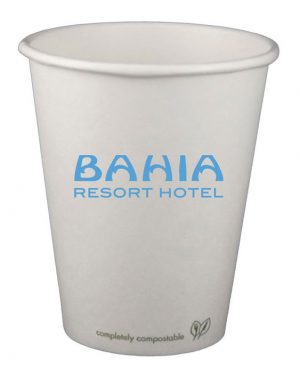 8 oz. Eco-Friendly Compostable Paper Hot Cup