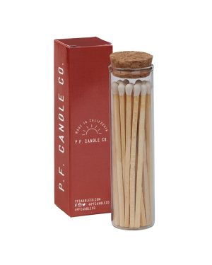 "Ablaze" Glass Match Stick Jar - 20 count - with Fully Customized Gift Box