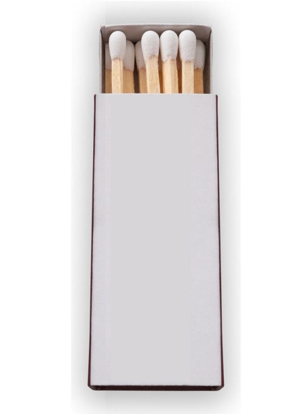 Plain Milday 2″ White or Black Match Box