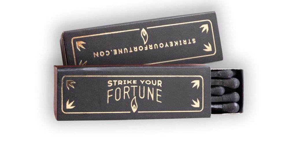 branding with matchboxes, modern business essentials, chic branding tools, matchbox marketing, custom matchbox design