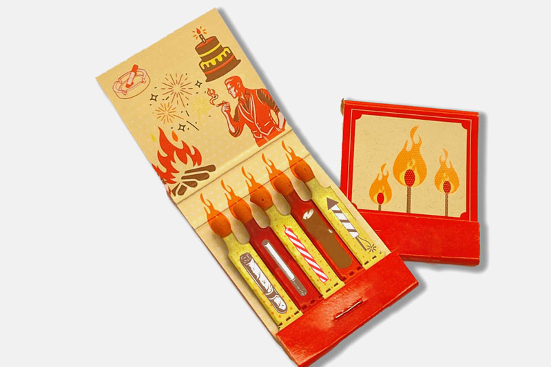 custom retro matchbooks